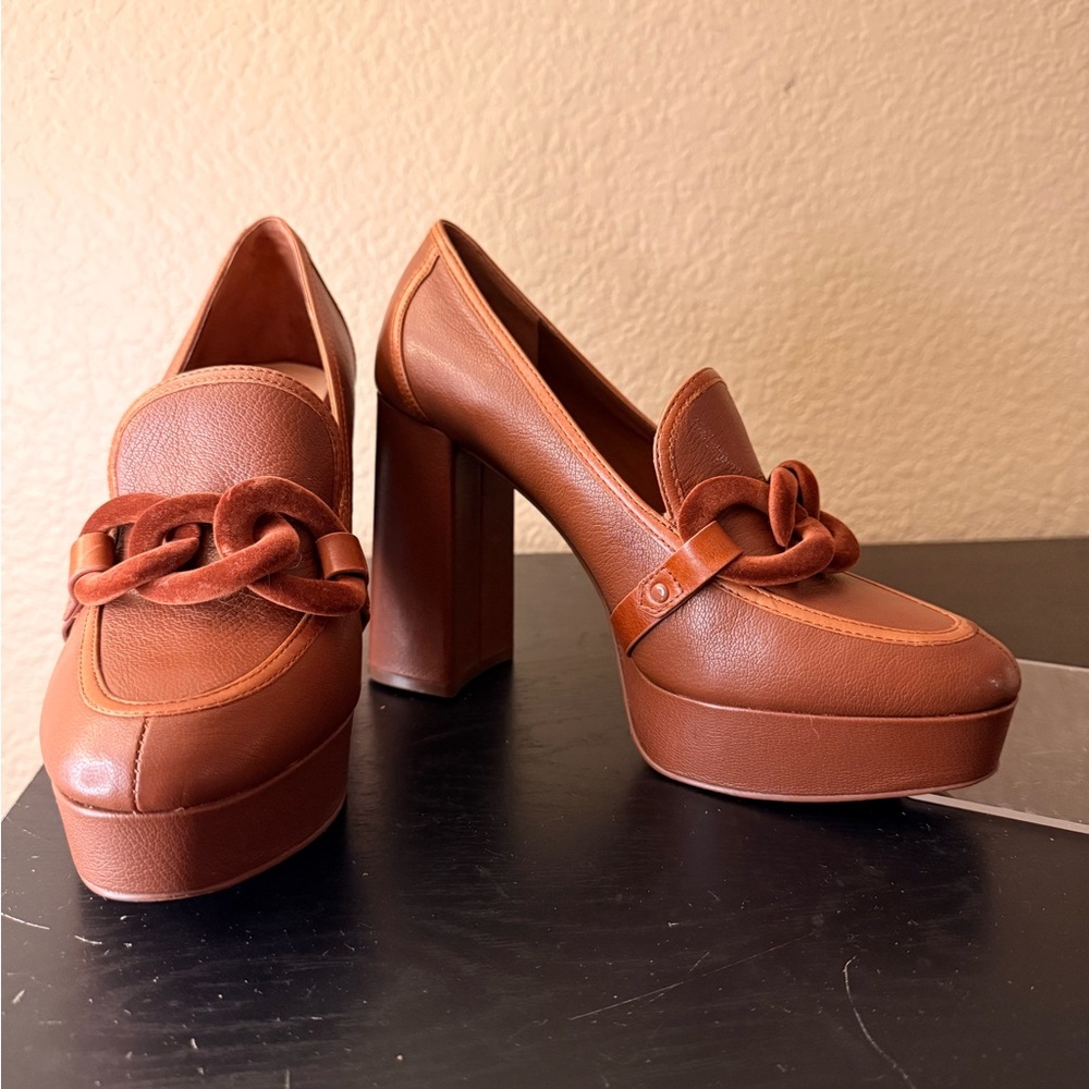 Vince Camuto Gathie Platform Loafers Sz 9.5